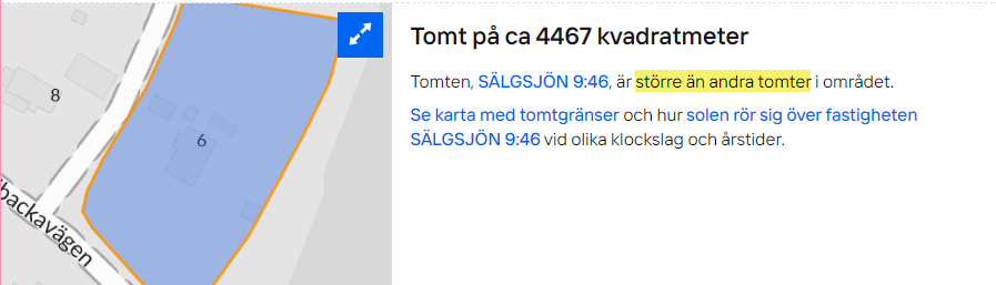 Tomt lantmäteriet